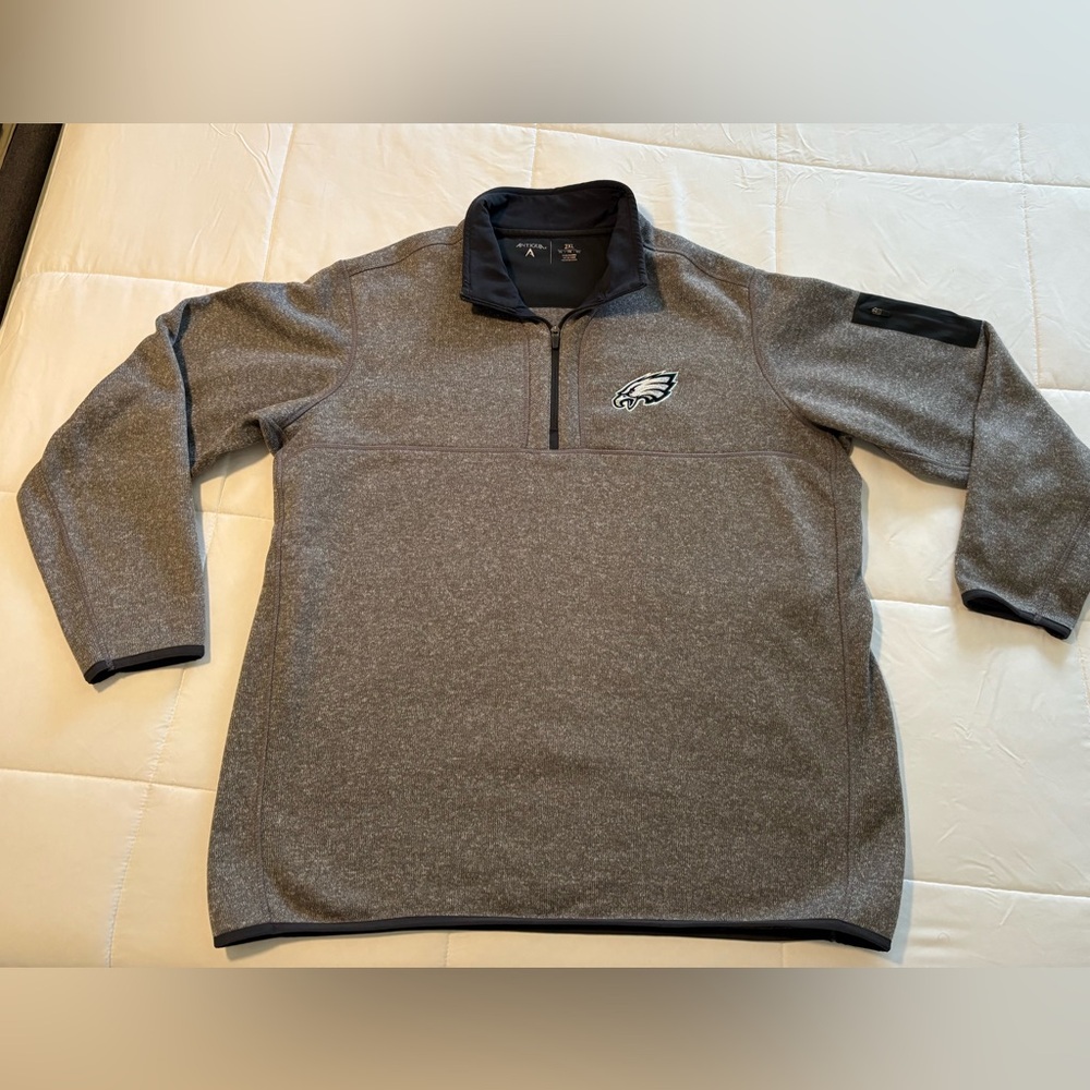 Antigua Philadelphia Eagles 2XL men’s  Heather Pullover